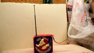 Vintage The Real Ghostbusters Novelty Radio 9vdc Am/fm 1984 Columbia Pictures