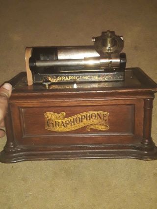 Antique Edison Model D Cylinder Phonograph - Parts/restoration