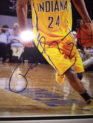Paul George Autographed 8x10 Photo auto Framed Matted Signed Indiana Pacers 2