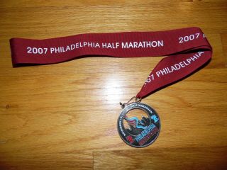 Philadelphia Half Marathon Finisher Medal 2007