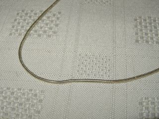 8 Attractive Vintage Sterling Silver Necklace / Chain - 24 