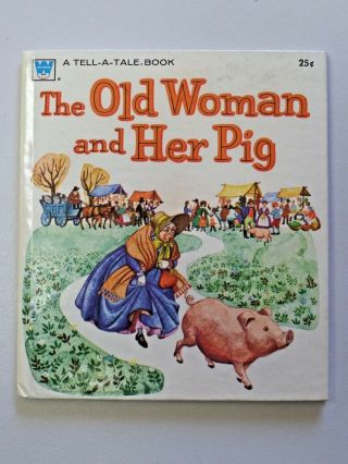 The Old Woman And Her Pig Vintage 1964 Children 