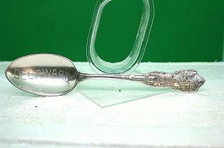 Vintage Gorham Sterling Silver Souvenir Spoon Delaware