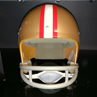 Vintage San Francisco 49ers Medium Full Size NFL Football Helmet by Rawlings USA 3