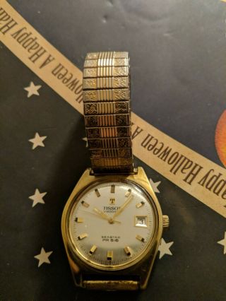 Vintage Tissot Visodate Automatic Seastar Pr 516 Wrist Watch Date