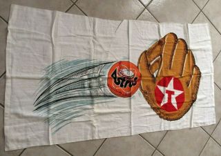 Houston Astros Vintage Retro Astrodome Logo Souvenir Giveaway Beach Towel