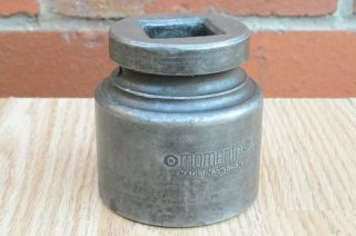 Vintage Momento 1 " Drive 6 Point Impact Socket 1 " 3/4 Made In Sweden