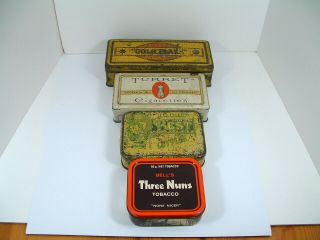 Four Vintage Tobacco / Cigarette Tins.