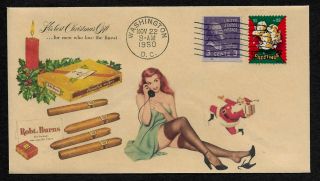 1950 Robert Burns Cigars & Pin Up Girl Featured On Collector 