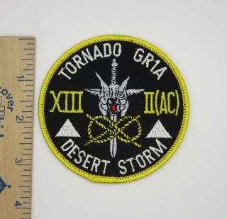 British Royal Air Force Patch Desert Storm Tornado Gr1a Vintage Raf