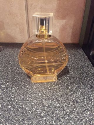 Vintage Touch Of Venus Perfume 3.  4 Oz,  Draped Glass Bottle 97 Full