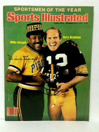 Willie Stargell Hof Signed December 24 - 31 1979 Sports Illustrated - W/coa