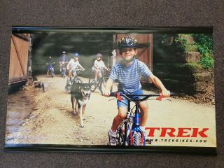 Trek Bikes vintage classic banner poster beach dog kids youth official cycling 2