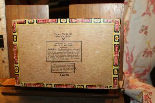 Vintage John Ruskin Best and Biggest Cigar Box 3