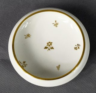 Sevres Porcelain Trinket Pot Gold Gilt French Porcelain C1960 Vintage China