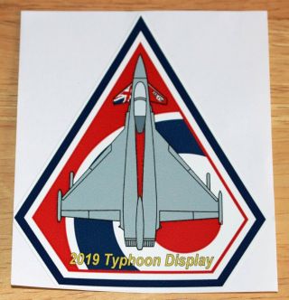 2019 Raf Royal Air Force Eurofighter Typhoon Display Team Sticker