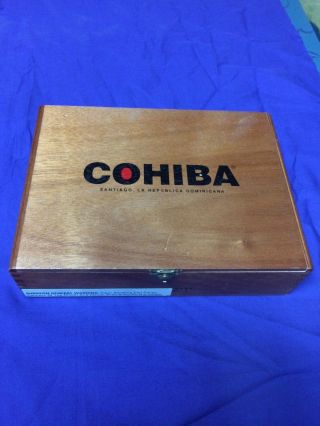 Cohiba Wooden Cigar Box From The Dominicana Republica