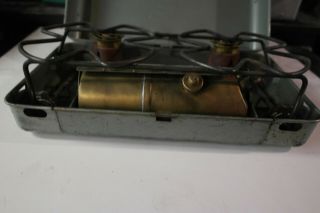 Vintage Optimus 22B.  two burner stove,  Sweden,  as - is 3