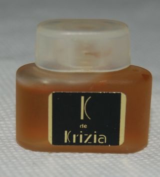 Vintage K De Krizia Micro Mini Perfume Bottle Eau De Parfum 1 In Full