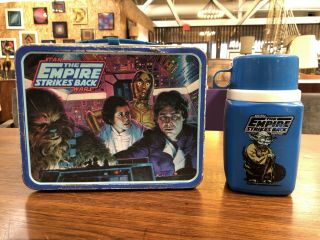 Vintage Star Wars Empire Strikes Back Lunchbox And Thermos