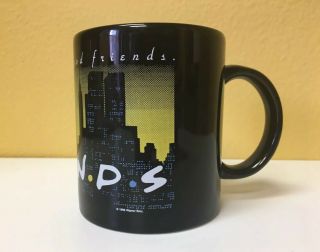 Vintage Official Friends Tv Show Ceramic Coffee Mug - 1995 Warner Bros 90 