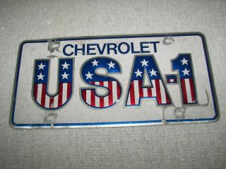 Vintage Chevrolet Booster License Plate Usa - 1 Chevrolet - Look
