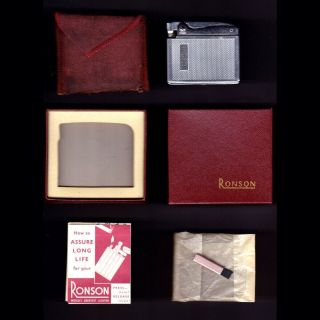 Ronson Adonis Pocket Lighter - Vintage 1950 