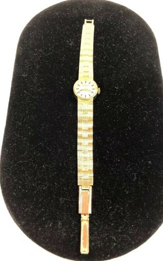 Vintage Girard Perregaux Swiss 14k Gold Filled Bezel Ladies Watch Wind