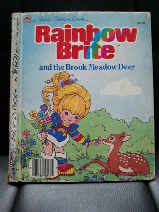 Little Golden Book Rainbow Brite & The Brook Meadow Deer 1984