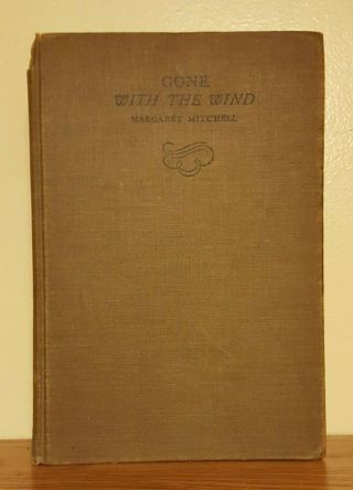 Vintage September 1936 Book Gone With The Wind By Margaret Mitchell 1st Edition