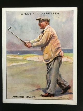 1930 W.  D.  & H.  O.  Wills Famous Golfers: Arnaud Massy 14