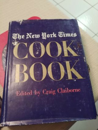 Vintage 1961 The York Times Cookbook By Craig Claiborne Hbdj Very