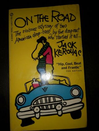 On The Road By Jack Kerouac Paperback 7th Printing Signet Q3517