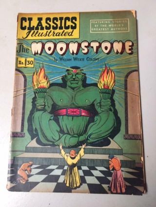 Vintage Comic Book Classics Illustrated Moonstone 1946