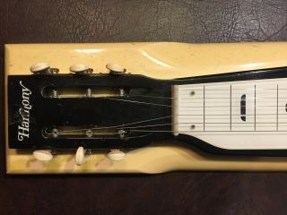 Vintage Harmony Roy Smeck H7 Lap Steel electric guitar in case 2