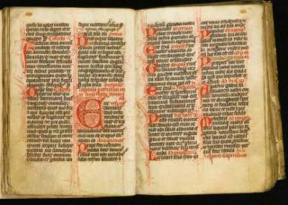 Breviary,  Use of Rome,  decorated manuscript on vellum; written aeoubd 1380 3