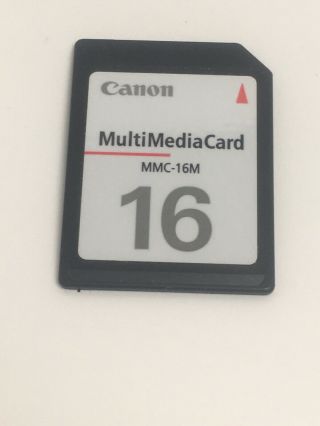Canon Multimedia Card Mmc - 16m Vintage