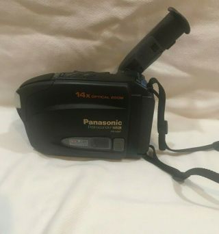 Panasonic Camcorder Palmcorder Pv - A207d Vintage Vhs - C Tape Power Video