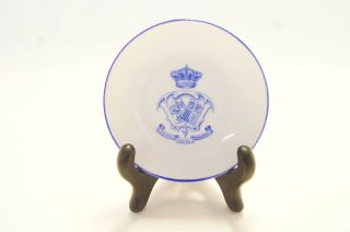 Palace Hotel Madrid Spain C.  I.  M.  Vintage Collectable Ashtray 3.  5 " Royal Insignia