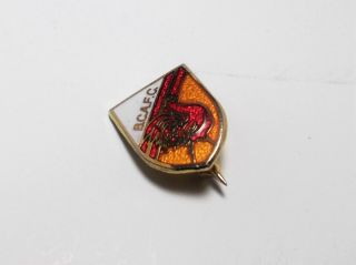 Bradford City Fc - Vintage Small Enamel Crest Badge