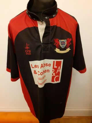 Vintage Blaina United Rugby Rfc Rugby Jersey Shirt Xl No 3 Prop