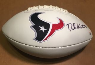 Deshaun Watson Houston Texans Signed Football