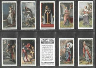 Wills 1929 Interesting (costumes) Full 50 Card Set " English Period Costumes "
