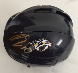 Colton Sissons Signed Autographed Nashville Predators Mini Helmet Stanley Cup