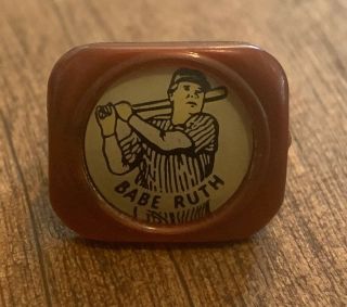 Vintage Babe Ruth Kellogg’s Pep Cereal Premium Toy Ring