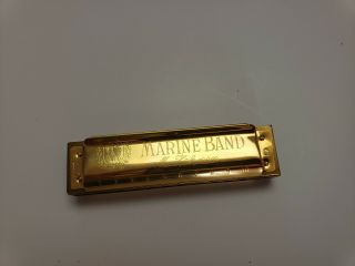 Vintage Harmonica,  Hohner Marine Band 1896 - 1996 Gold Limited Edition in C [H318] 2