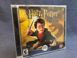 2002 Harry Potter & The Chamber Of Secrets Pc Game Ea Wb Computer Vintage