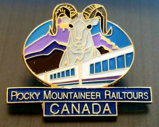 Rocky Mountaineer Rail Tours Train Railroad Canada Travel Pin