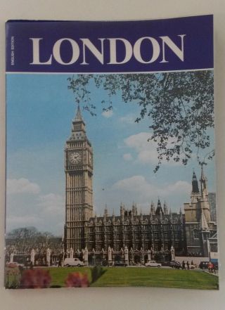 London England Vintage Souvenir Tour Photo Book From 1977