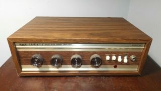 Vintage 1970s Lafayette Solid State Stereo 20 Amplifier Great